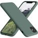 Vooii for iPhone 11 Case Soft Liquid Silicone Slim Rubber Full Body Protective iPhone 11 Case Cover (with Soft Microfiber Lining) Design for iPhone 11 - Pine Green