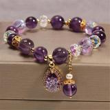 KIHOUT Promotion Natural Purple Crystal Bracelet Women s Light Luxury Retro Bracelet Bracelet