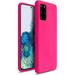 ZUSLAB Nano Silicone Case Compatible with Samsung Galaxy S20 Plus Liquid Silicone Rubber Shockproof Soft Cover Neon Pink