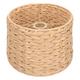 Yardwe Drum Lamp Shades Woven Seagrass Ceiling Pendant Light Shade Cover Rustic Clip On Bulb Lamp Holder Chandelier Lighting Fixture Guard For Table Wall Floor Lamp Khaki