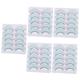 POPETPOP Hallow 25 Pairs Colored False Eyelashes 3d Faux Lashes n False Eyelashes n Eyelashes Dramatic Upper Lower Eyelashes Makeup Fake Lashes 5d Extend Imitation Gradient