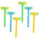 ibasenice 30 pcs bb hammer toy childrens toys mini toy toys for infants Baby Music Toys Hammer Pounding Toys brain teaser toys abs Toddler Hammer Toys Small Plastic Hammer Funny Music Toys