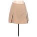 Shein Casual Skirt: Tan Solid Bottoms - Women's Size Large Petite