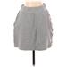 Levi's Casual Skirt: Gray Marled Bottoms - Women's Size Small