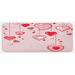 Pink 0.1" x 47" L X 19" W Kitchen Mat - East Urban Home Love Kitchen Mat 0.1 x 19.0 x 47.0 in/red, Polyester | 0.1" H X 47" L X 19" W | Wayfair