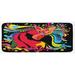 Red 0.1 x 19 x 47 in Kitchen Mat - East Urban Home Psychedelic Kitchen Mat, Polyester | 0.1 H x 19 W x 47 D in | Wayfair