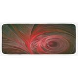 Red 0.1" x 47" L X 19" W Kitchen Mat - East Urban Home Fractal Kitchen Mat 0.1 x 19.0 x 47.0 in black/brown/, | 0.1" H X 47" L X 19" W | Wayfair