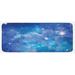 Multicolor 0.1" x 47" L X 19" W Kitchen Mat - East Urban Home Space Kitchen Mat 0.1 x 19.0 x 47.0 in blue, | 0.1" H X 47" L X 19" W | Wayfair