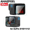 50 Sets Glass Screen Protector for GoPro Hero 12/11/10/9 Black Accessories Camera Lens Tempered