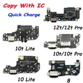 Nuovo Per Xiaomi 10T 9T 10 11T Pro 12T 10 Lite USB Con Micro Porta di Ricarica Caricatore Dock Cavo Della Flessione Con IC Scheda Microfono