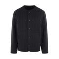 Quilted Press-stud Long-sleeved Jacket