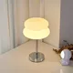 Italian Designer Glass Egg Tart Table Lamp Bedroom Bedside Study Reading Led Night Light Home Decor