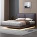 LED Floating Bed Low Profile Bed Multi-Functional Platform Bed Frame