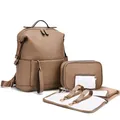 Multifunction Leather Diaper Bags Large Capacity Baby Bags for Baby Care Changing Bags for Mom