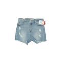 Wax Jean Denim Shorts - High Rise: Blue Bottoms - Women's Size 3X