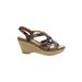 Sofft Wedges: Brown Shoes - Women's Size 9 - Open Toe