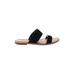 Anna Sandals: Black Print Shoes - Women's Size 10 - Open Toe