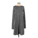 Gap Casual Dress - Sweater Dress: Gray Marled Dresses - Women's Size Small Tall