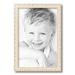 ArtToFrames 12x18 White Wash Picture Frame White Wood Poster Frame with Regular Acrylic and Foam Backing 3/16 inch (FBPL-4906)