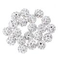Pendulum Necklace Necklaces Prom Crystal Choker Crystals Rhinestone Round Bead 20 PCS