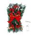 Cicrkhb Christmas Wreath Clearance Led up Prelit Stairway Wreath Lights Decoration Decoration Christmas Cordless Trim Prelit Stairs Decoration & Hangs Red