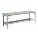 120 x 48 in. Heavy-Duty Extra Long Folding Assembly Workbench - Gray