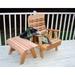 Creekvine Designs Cedar Twin Ponds Chair & Table Set