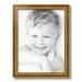 ArtToFrames 12 x 16 Gold Step Picture Frame 12x16 inch Gold Wood Poster Frame (WOM-4548)