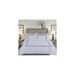 YhbSmt Soft Brushed 600TC Egyptian Cotton Duvet Cover Set With 3-Line Embroidery. Size:King/California King Color:Navy Blue