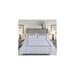 YhbSmt Soft Brushed 600TC Egyptian Cotton Duvet Cover Set With 3-Line Embroidery. Size:Emperor Color:Navy Blue