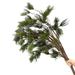 NUOLUX Christmas Artificial Pine Needle Branch Garland Wreath Faux Pine Needle Pick Pine Needle Stem