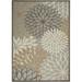 4 x 6 ft. Natural & Gray Indoor & Outdoor Area Rug