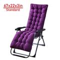 67 Inch Patio Chaise Lounger Cushion iMounTEK IndoorOutdoor Rocking Chair Sofa Cushion with Ties and Top Cover Non-Slip Sun Lounger Rocking Chair Swing Bench Cushion