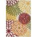 5 x 8 ft. Red Tropical Indoor & Outdoor Area Rug - Red - 5 x 8 ft.