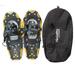 21 in. Snowshoes Backpacking Trail Lightweight Aluminum 7075 Alloy 14 Point Crampons Metallic Gold