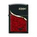 Zippo Lighter- Pipe Design Pipe Insert Windproof Lighter (Red Venetian Black Matte #Z5549)