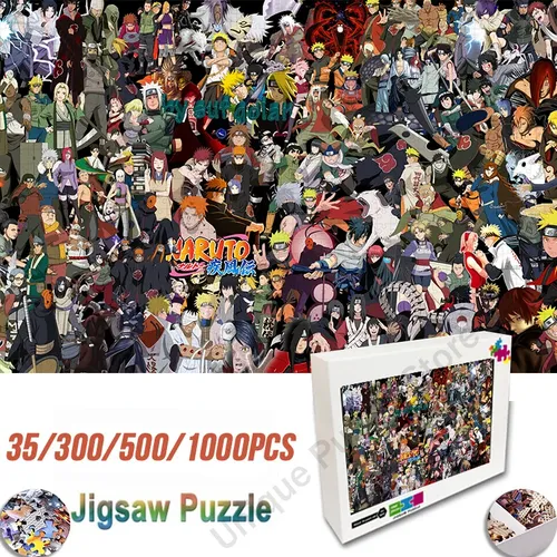 Anime Naruto Zeichen Sammlung Jigsaw Holz Puzzle Cartoon Holz Puzzle Spielzeug Educational Puzzle