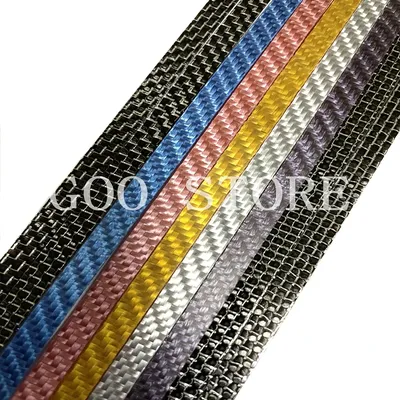 1 stücke Tischtennis Schläger Rand Band Carbon Faser Langlebig Selbst-klebe Ping Pong Bat Schutzhülle Seite Band Schutz breite von 6mm Image