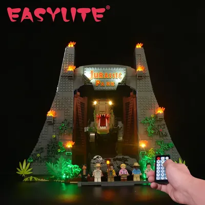 LED-Licht-Set für Jurassic Park, Spielzeug-Beleuchtungsset, kompatibel mit 7593, DIY-Spielzeug, Blöcke, Ziegel, nur Beleuchtungsset, Modell nicht im Lieferumfang enthalten Image