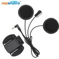 Fodsports Helm Headset Lautsprecher weiches Mikrofon mit Clip Anzug für v4 v6 Motorrad Helm Intercom