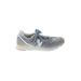 New Balance Sneakers: Blue Color Block Shoes - Women's Size 8 1/2 - Almond Toe