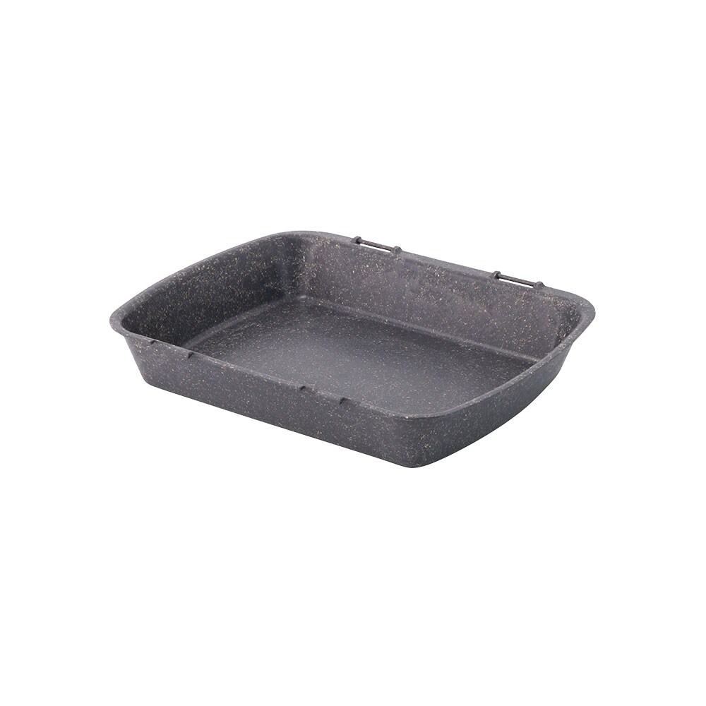 greenbox - Mehrweg-Menü-Behälter Häppy-Box 24,5 x 20 x 4,5 cm, HP4, Pfeffer / grau, 60 St. Image
