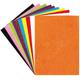 Glitter Felt Sheets Value Pack (Pack of 10) Christmas Craft Supplies 10 assorted glitter colours - White, Black, Light Pink, Bright Orange, Red, Yellow, Green, Blue, Brown & Purple