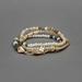 Lucky Brand Pearl Heart Bracelet Set - Women's Ladies Accessories Jewelry Bracelets in Gold