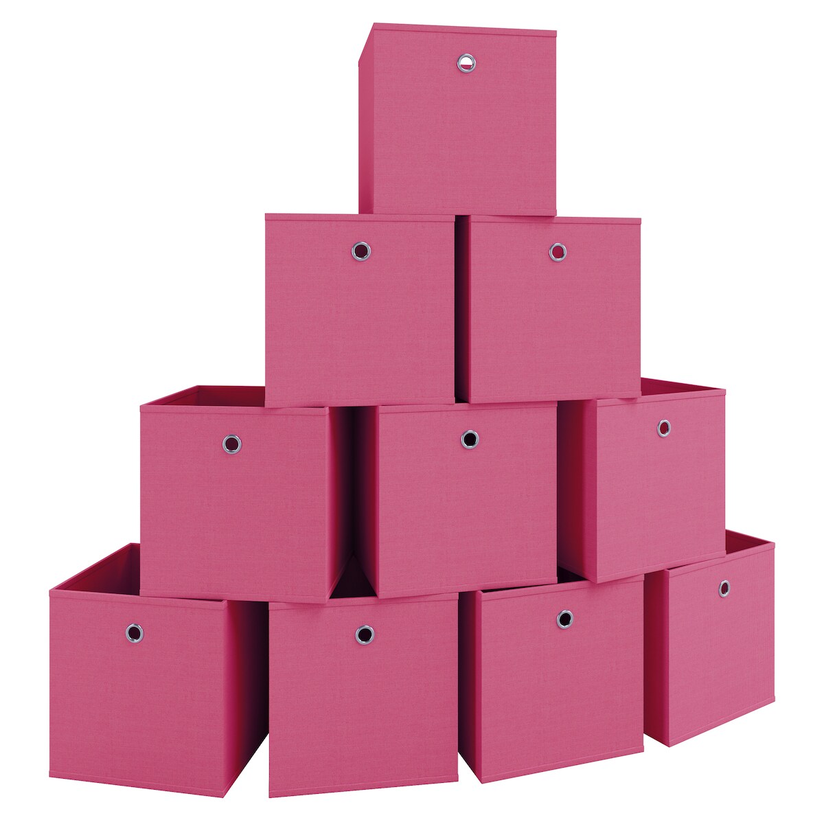 VCM Aufbewahrungsbox Boxas Pink H. 28 x B. 27 x T. 27 cm Image
