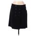 Essentials by ABS Casual Skirt: Black Solid Bottoms - Women's Size 8