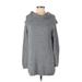 Mossimo Supply Co. Casual Dress - Sweater Dress: Gray Dresses - Women's Size X-Small