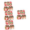 SOLUSTRE 32 Pcs Portable Apple Box Christmas Gift Giving Bag Christmas Boxes Xmas Bags 3d Cardboard Boxes Party Candy Cases Xmas Gift Bags Treat Paper Boxes Skin Gift Box Decorate