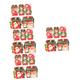 SOLUSTRE 32 Pcs Portable Apple Box Christmas Gift Giving Bag Christmas Boxes Xmas Bags 3d Cardboard Boxes Party Candy Cases Xmas Gift Bags Treat Paper Boxes Skin Gift Box Decorate