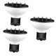 FOMIYES 3pcs Dryer Diffuser Attachment Curly Hair Blower Diffuser Attachment Blow Diffuser Hair Dryer Nozzle Universal Hair Diffuser Hairdressing Tool Travel Curls White Wind Cover